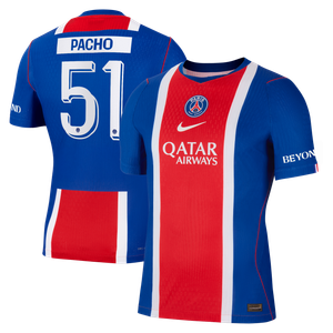 Maillot Domicile Match PSG Nike Aero-FIT 26/27 - Flocage Coupe Pacho 51, vue 2