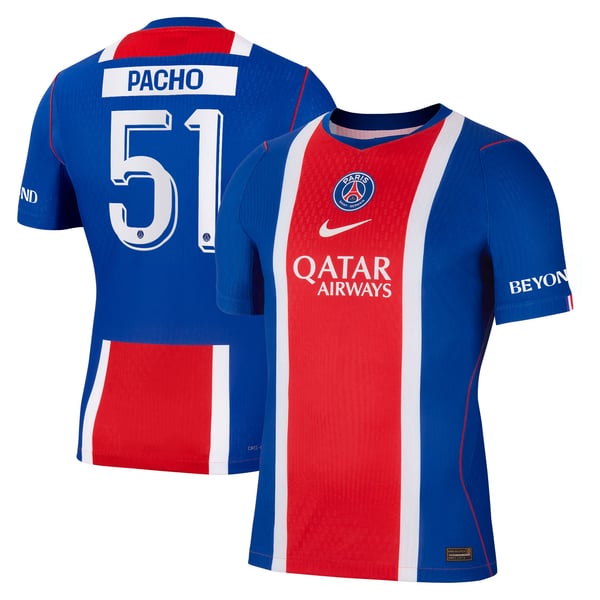 Maillot Domicile Match PSG Nike Aero-FIT 26/27 - Flocage Coupe Pacho 51