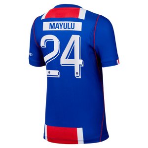 Maillot Domicile Stadium PSG Nike 26/27 - Enfant - Flocage Coupe Mayulu 24, vue 4