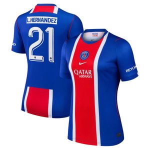 Maillot Domicile Stadium PSG Nike 26/27 - Femme - Flocage Coupe L. Hernandez 21, vue 2
