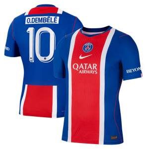 Maillot Domicile Match PSG Nike Aero-FIT 26/27 - Flocage Coupe O. Dembélé 10, vue 2