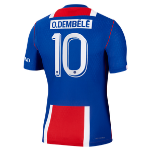 Maillot Domicile Match PSG Nike Aero-FIT 26/27 - Flocage Coupe O. Dembélé 10, vue 4