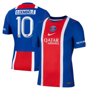 Maillot Domicile Match PSG Nike Aero-FIT 26/27 - Flocage Coupe O. Dembélé 10, vue 1
