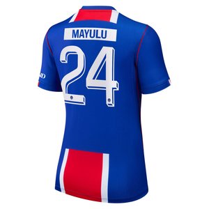 Maillot Domicile Stadium PSG Nike 26/27 - Femme - Flocage Coupe Mayulu 24, vue 4