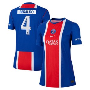 Maillot Domicile Match PSG Nike Aero-FIT 26/27 - Femme - Flocage Coupe Beraldo 4, vue 2
