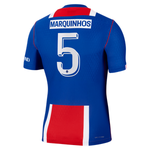 Maillot Domicile Match PSG Nike Aero-FIT 26/27 - Flocage Coupe Marquinhos 5, vue 4