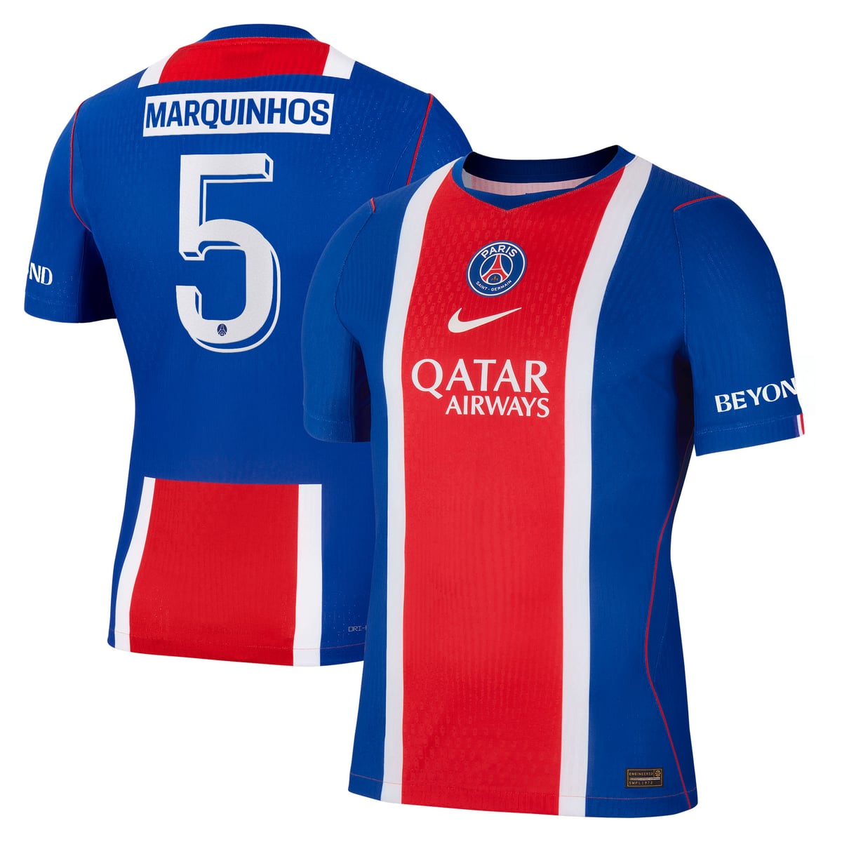 Maillot Domicile Match PSG Nike Aero-FIT 26/27 - Flocage Coupe Marquinhos 5