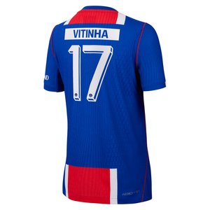 Maillot Domicile Match PSG Nike Aero-FIT 26/27 - Enfant - Flocage Coupe Vitinha 17, vue 4