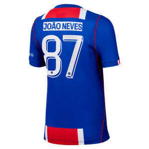 Maillot Domicile Stadium PSG Nike 26/27 - Enfant - Flocage Coupe João Neves 87, vue 4