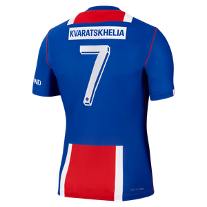 Maillot Domicile Match PSG Nike Aero-FIT 26/27 - Flocage Coupe Kvaratskhelia 7, vue 4