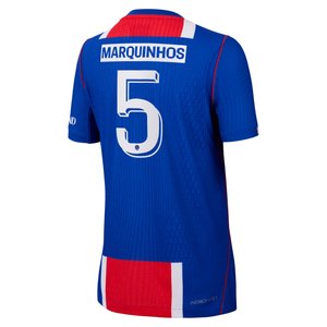 Maillot Domicile Match PSG Nike Aero-FIT 26/27 - Enfant - Flocage Coupe Marquinhos 5, vue 4