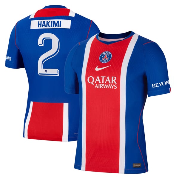 Maillot Domicile Match PSG Nike Aero-FIT 26/27 - Flocage Coupe Hakimi 2