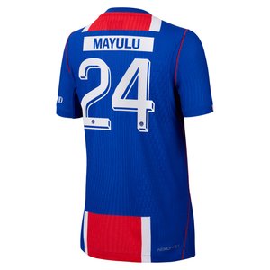 Maillot Domicile Match PSG Nike Aero-FIT 26/27 - Enfant - Flocage Coupe Mayulu 24, vue 4