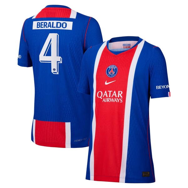 Maillot Domicile Match PSG Nike Aero-FIT 26/27 - Enfant - Flocage Coupe Beraldo 4