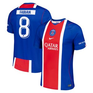Maillot Domicile Stadium PSG Nike 26/27 - Flocage Coupe Fabian 8, vue 1