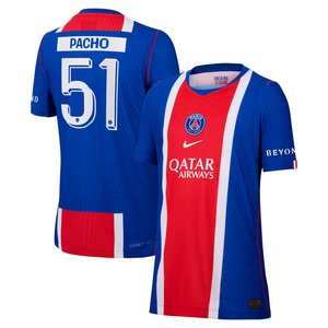 Maillot Domicile Match PSG Nike Aero-FIT 26/27 - Enfant - Flocage Coupe Pacho 51, vue 1