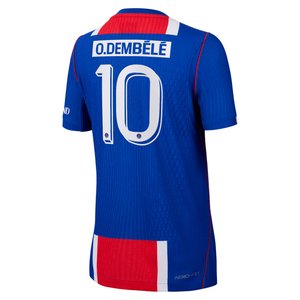 Maillot Domicile Match PSG Nike Aero-FIT 26/27 - Enfant - Flocage Coupe O. Dembélé 10, vue 4