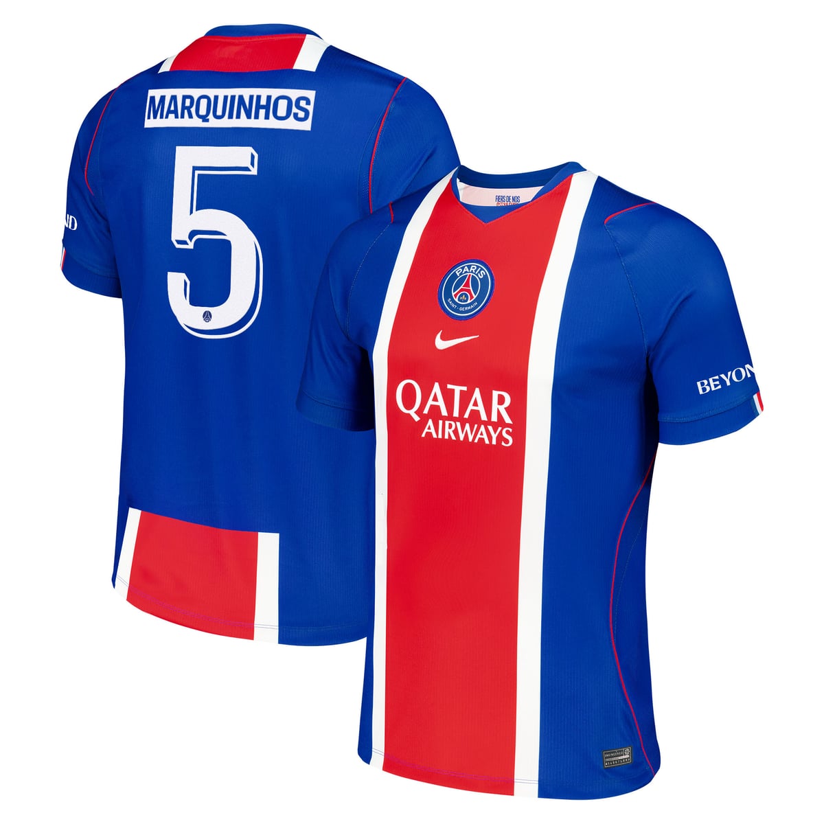Maillot Domicile Stadium PSG Nike 26/27 - Flocage Coupe Marquinhos 5