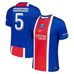 Maillot Domicile Stadium PSG Nike 26/27 - Flocage Coupe Marquinhos 5, vue 1
