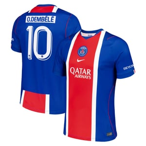 Maillot Domicile Stadium PSG Nike 26/27 - Flocage Coupe O. Dembélé 10, vue 2