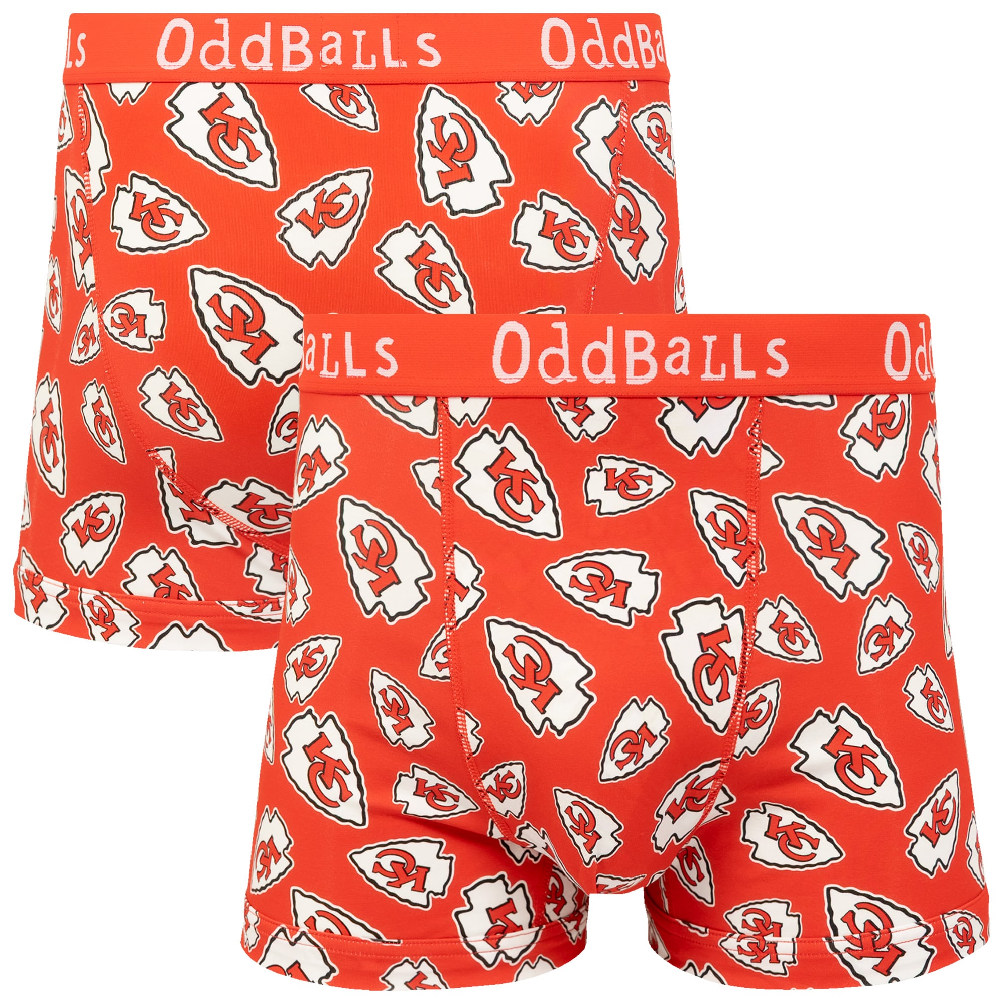 Oddballs Men's Kansas City Chiefs Odd Balls Boxers
