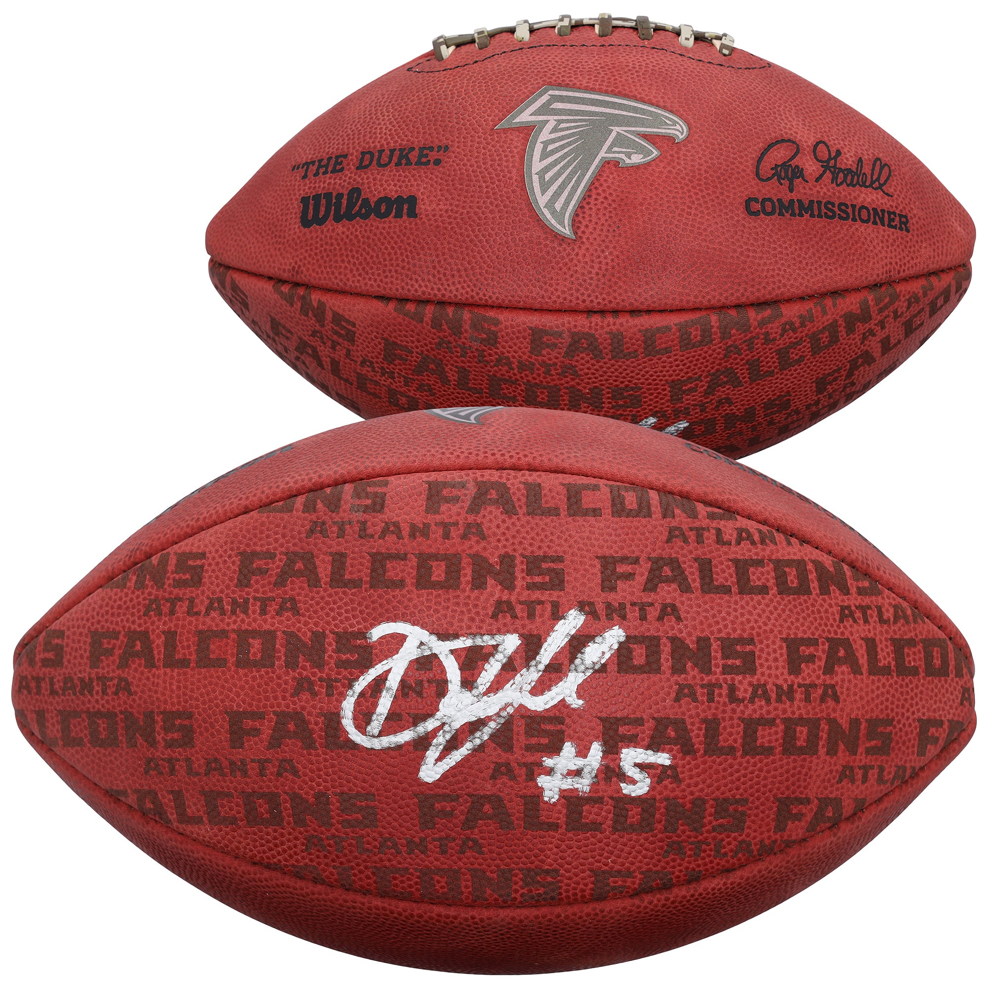 Drake London Atlanta Falcons Autographed Duke Showcase Football