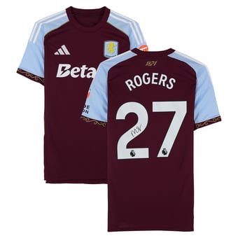 Morgan Rogers Aston Villa Autographed 2025-26 Home Jersey