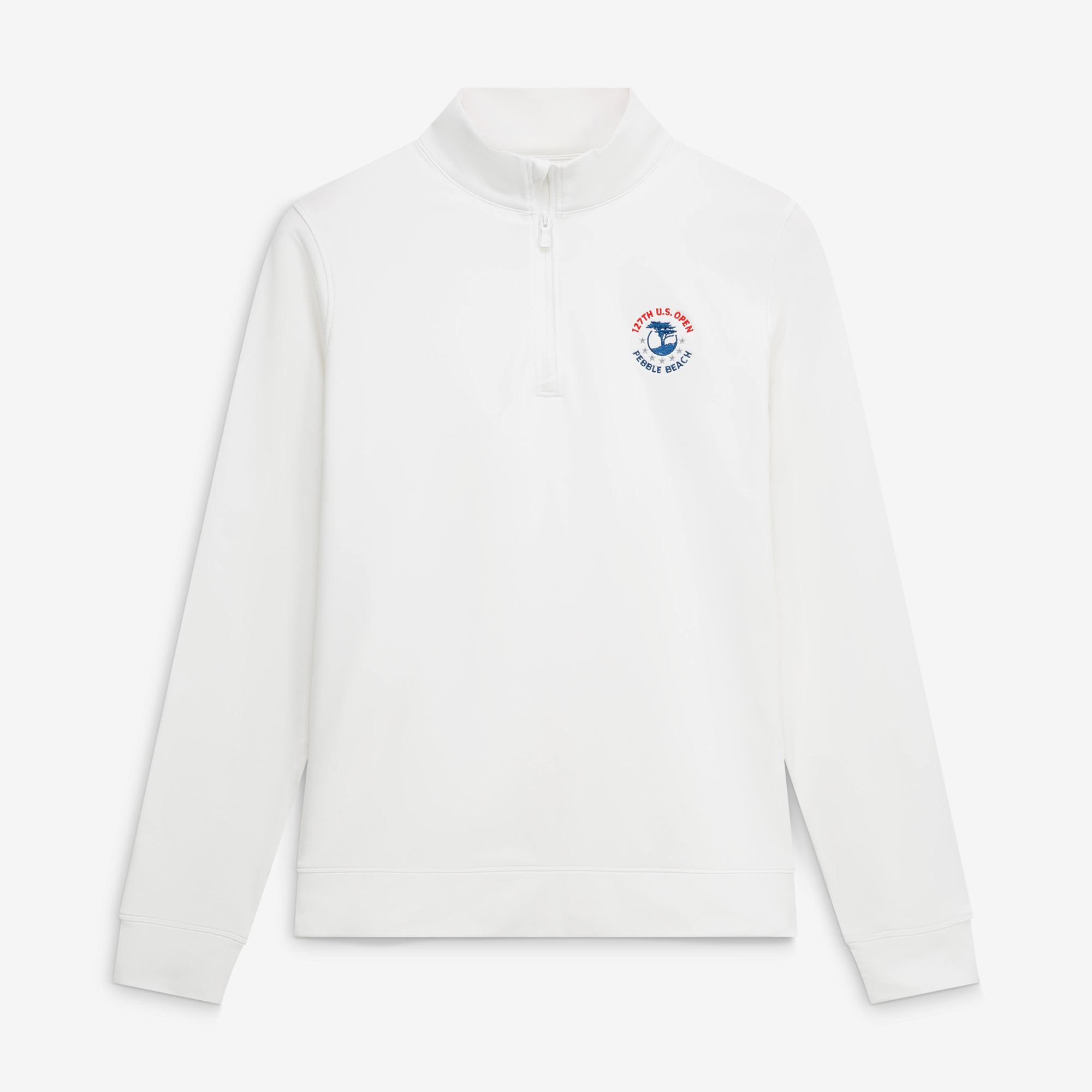 Women’s 2027 U.S. Open Peter Millar White Perth Performance Quarter-Zip Pullover Women’s 2027 U.S. Open Peter Millar White Perth Performance Quarter-Zip Pullover