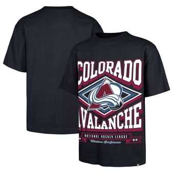 Men's '47 Navy Colorado Avalanche Foundation Heater T-Shirt