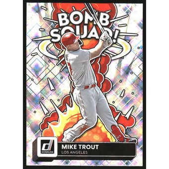 2022 Donruss Bomb Squad Diamond #8 Mike Trout