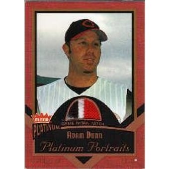 2003 Fleer Platinum Portraits Game Patch #AD Adam Dunn