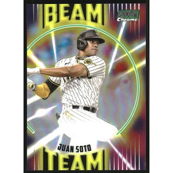 2022 Stadium Club Chrome Beam Team Green Refractors #BT4 Juan Soto