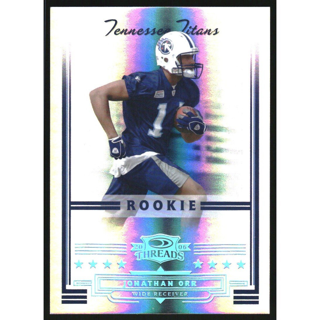 2006 Donruss Threads Platinum Holofoil #177 Jonathan Orr. rookie card picture