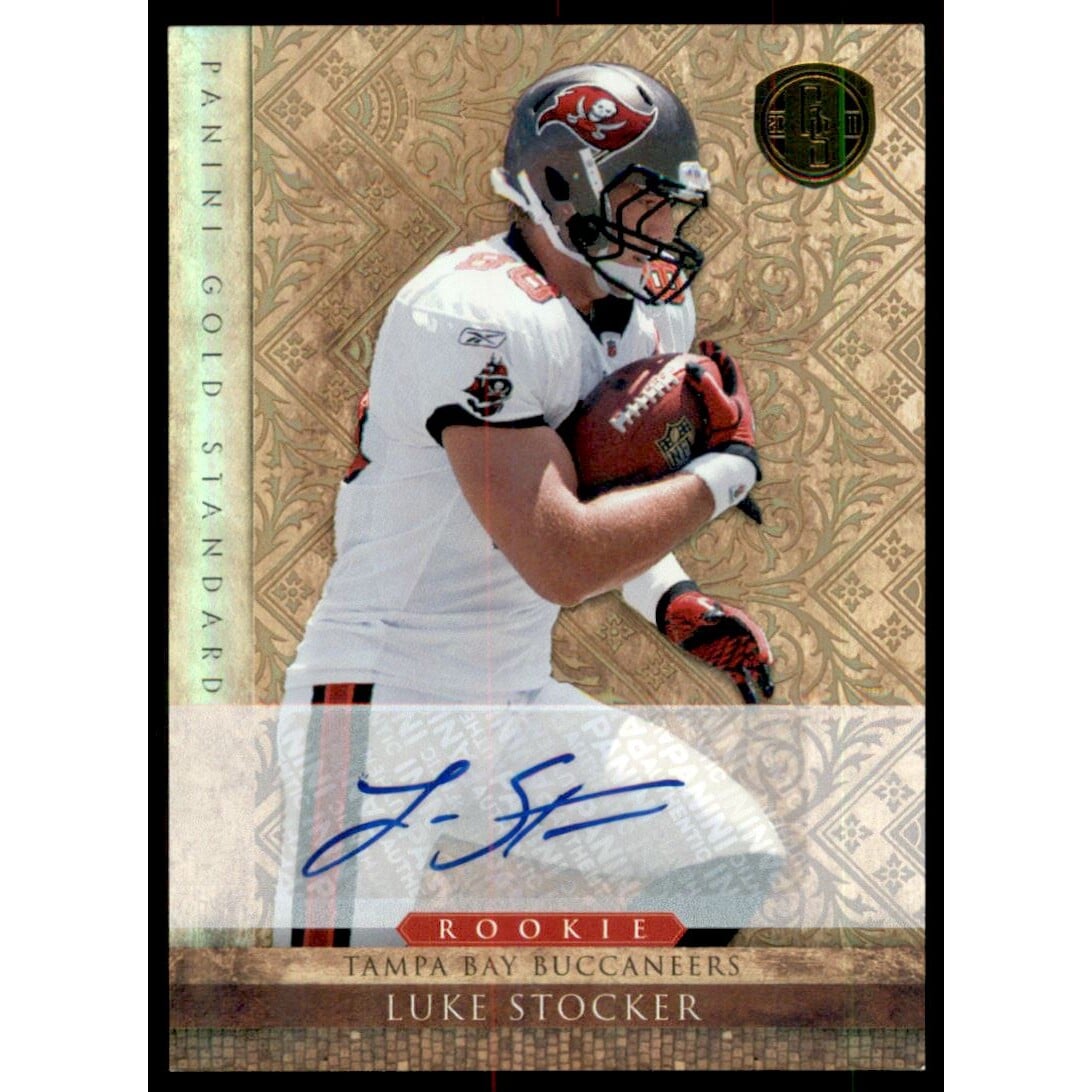 2011 Panini Gold Standard Autographs Gold #208 Luke Stocker/25. rookie card picture