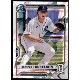 2021 Bowman Chrome Prospects Atomic Refractors #BCP96 Spencer Torkelson