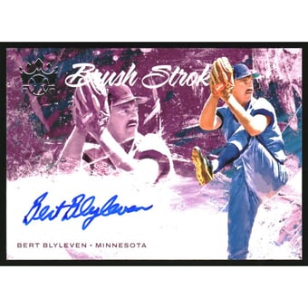 2022 Diamond Kings Brush Strokes Signatures #6 Bert Blyleven