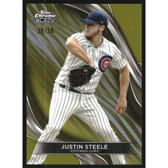 2024 Topps Chrome Black Gold Refractors #71 Justin Steele