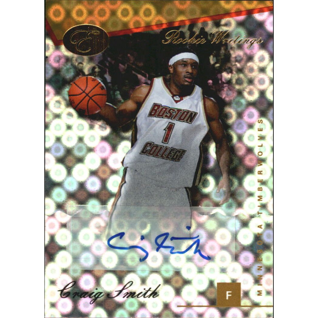 2006-07 Bowman Elevation Rookie Writing Autographs Gold #CS Craig Smith/59. rookie card picture