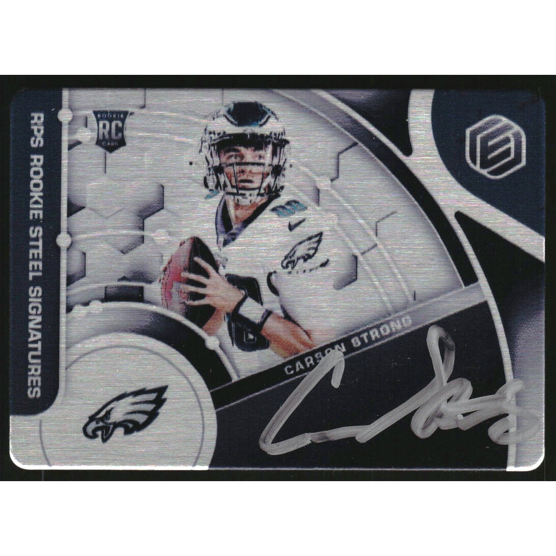 2022 Panini Elements #129 Carson Strong AU/99. rookie card picture