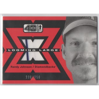 2002 Upper Deck 40-Man Looming Large Jerseys #LRJ Randy Johnson