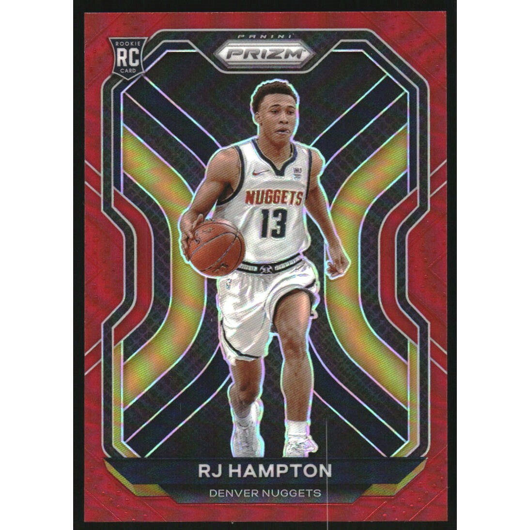2020-21 Panini Prizm Prizms Red #286 RJ Hampton 2020-21 Panini Prizm Prizms Red #286 RJ Hampton