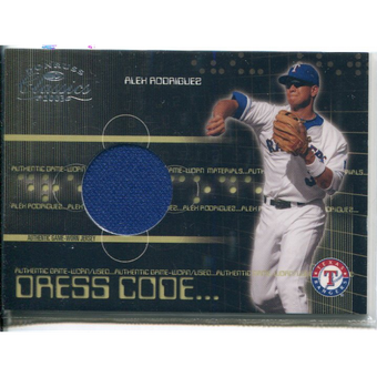 2003 Donruss Classics Dress Code #25 Alex Rodriguez Rgr Jsy/500