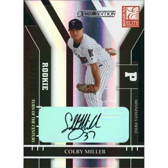 2004 Donruss Elite Extra Edition Signature Turn of the Century #259 Colby Miller ROO/100