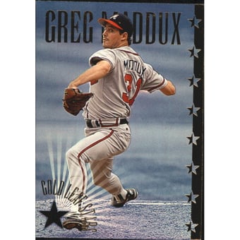 1995 Leaf Gold Stars #9 Greg Maddux