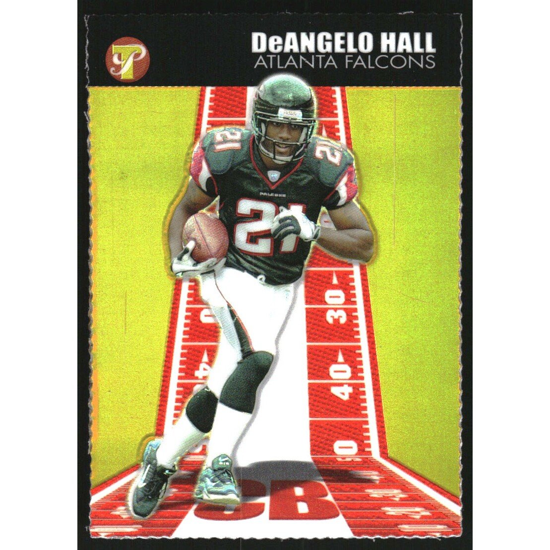 2004 Topps Pristine Gold Refractors #72 DeAngelo Hall C. rookie card picture