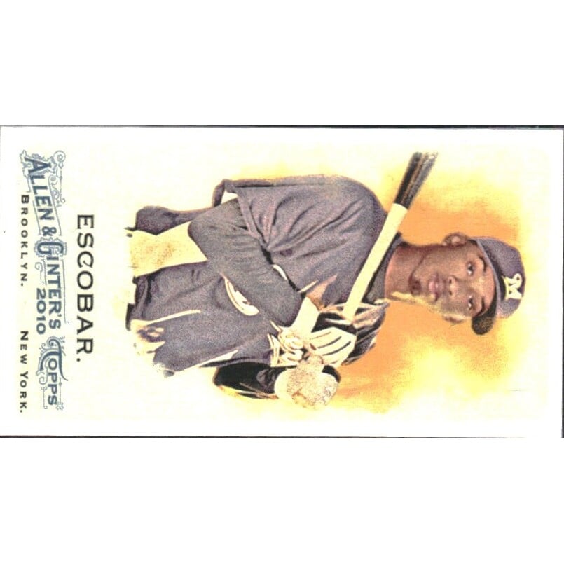 2010 Topps Allen and Ginter Mini Bazooka #350 Alcides Escobar. rookie card picture