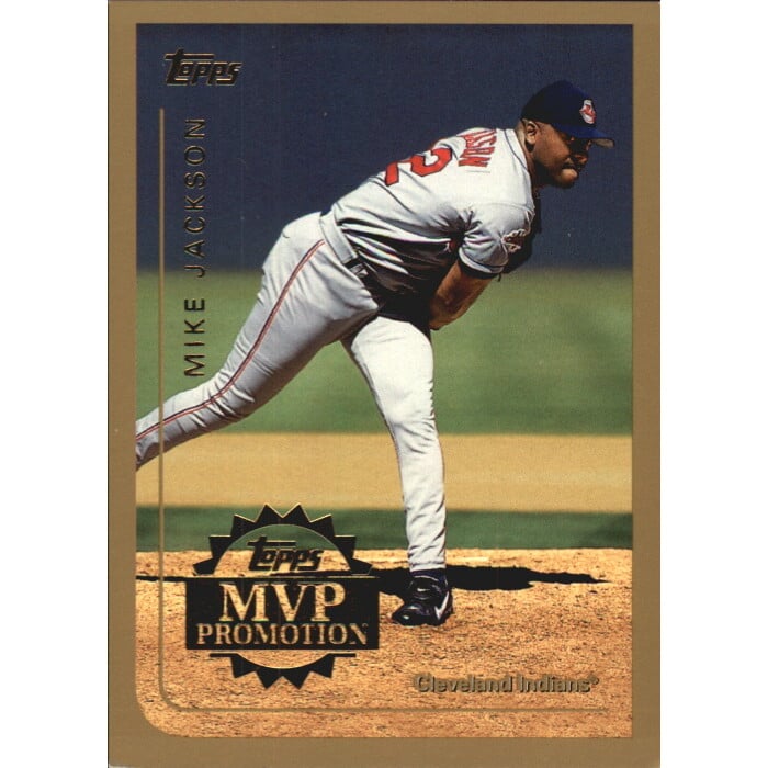 1999 Topps MVP Promotion #408 Mike Jackson. rookie card picture