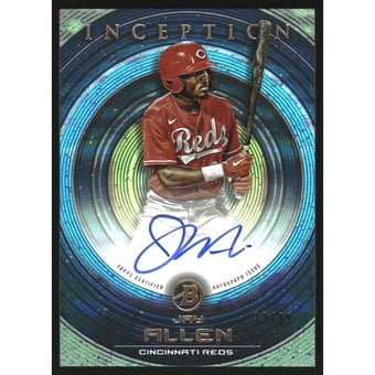 2022 Bowman Inception Autographs Blue #PAJA Jay Allen