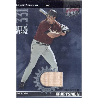2002 Donruss Best of Fan Club Master Craftsmen Bats #C18 Lance Berkman