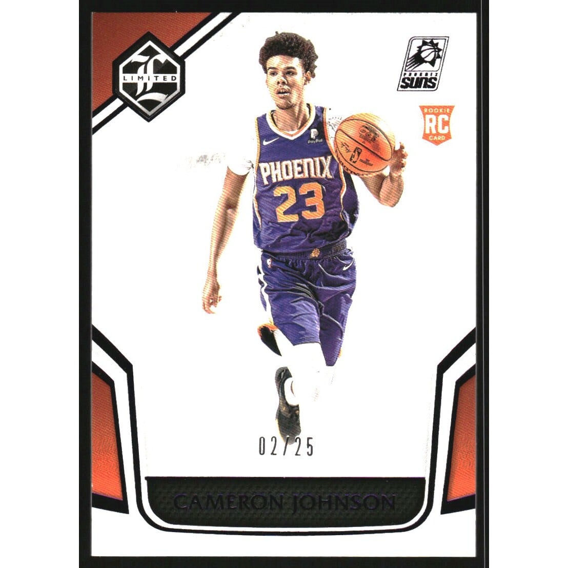 2019-20 Panini Chronicles Purple #375 Cameron Johnson/Limited. rookie card picture